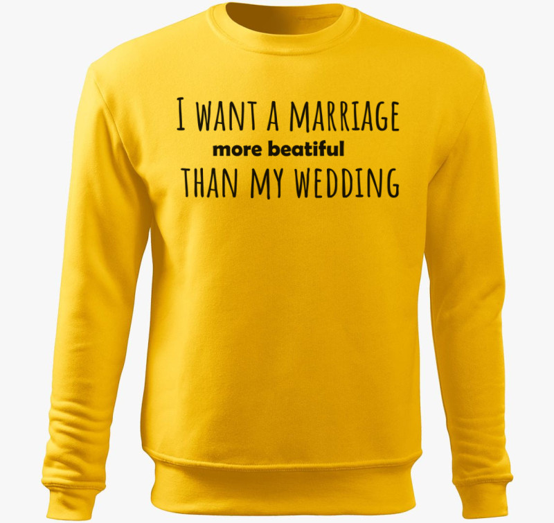 Marriage belebújós pulóver — Sárga