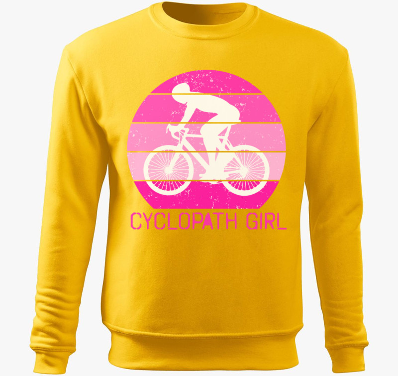Cyclopath Girl belebújós pulóver — Sárga