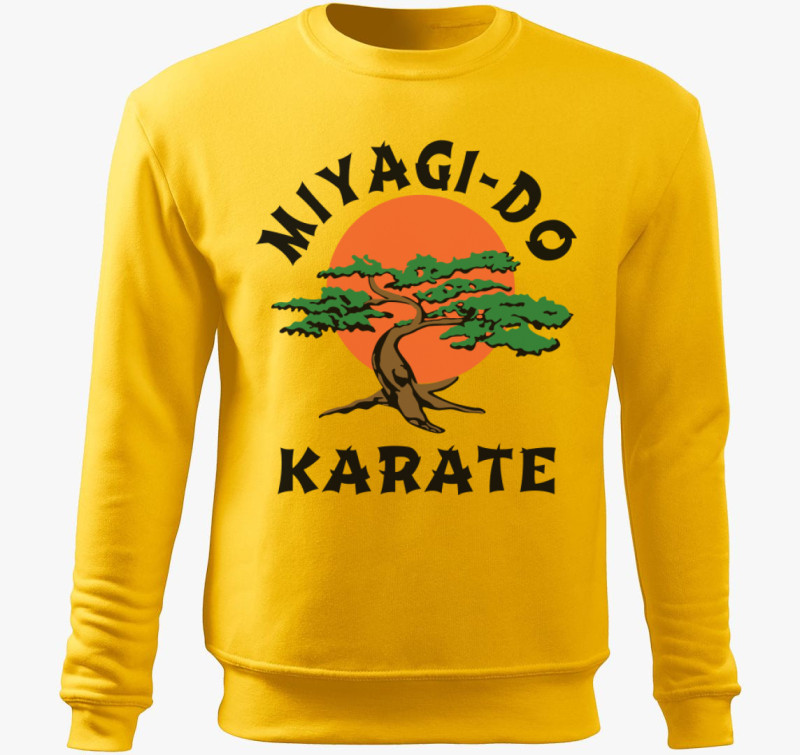 Miyagi-Do belebújós pulóver — Sárga