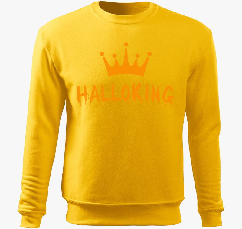 HalloKing narancssárga belebújós pulóver — Sárga