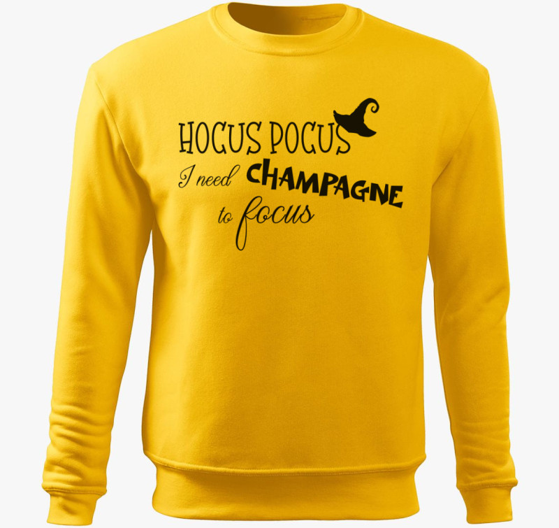 Hocus Pocus champagne belebújós pulóver — Sárga