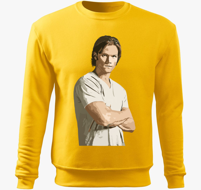 Supernatural Sam belebújós pulóver — Sárga