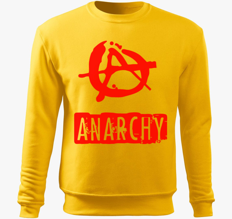 Anarchy belebújós pulóver — Sárga