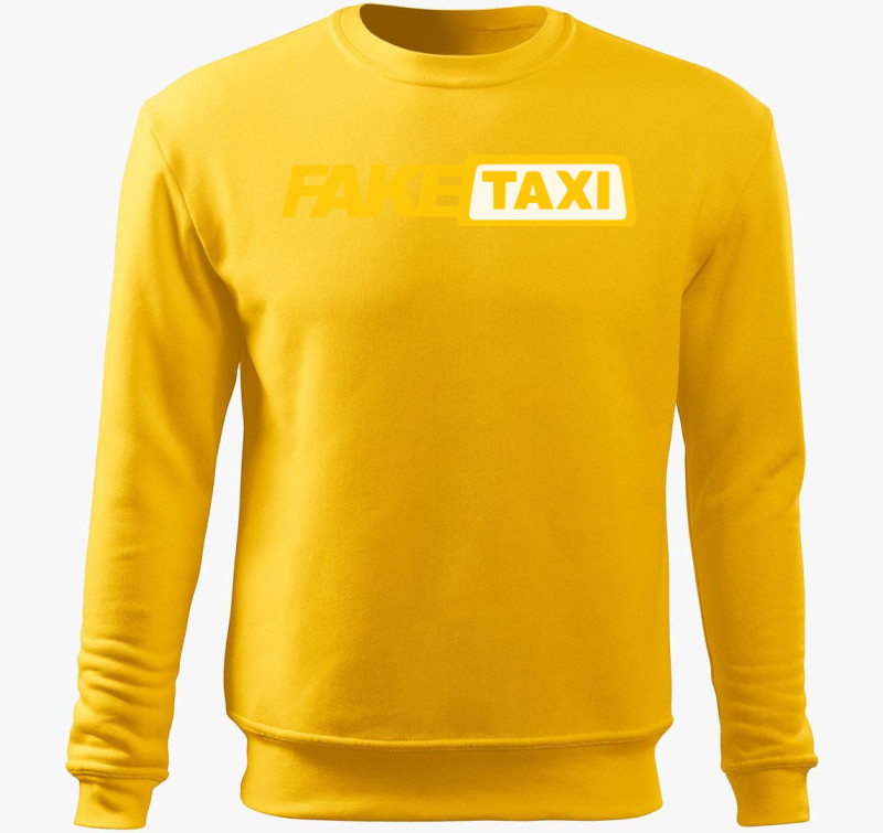 Fake Taxi belebújós pulóver — Sárga