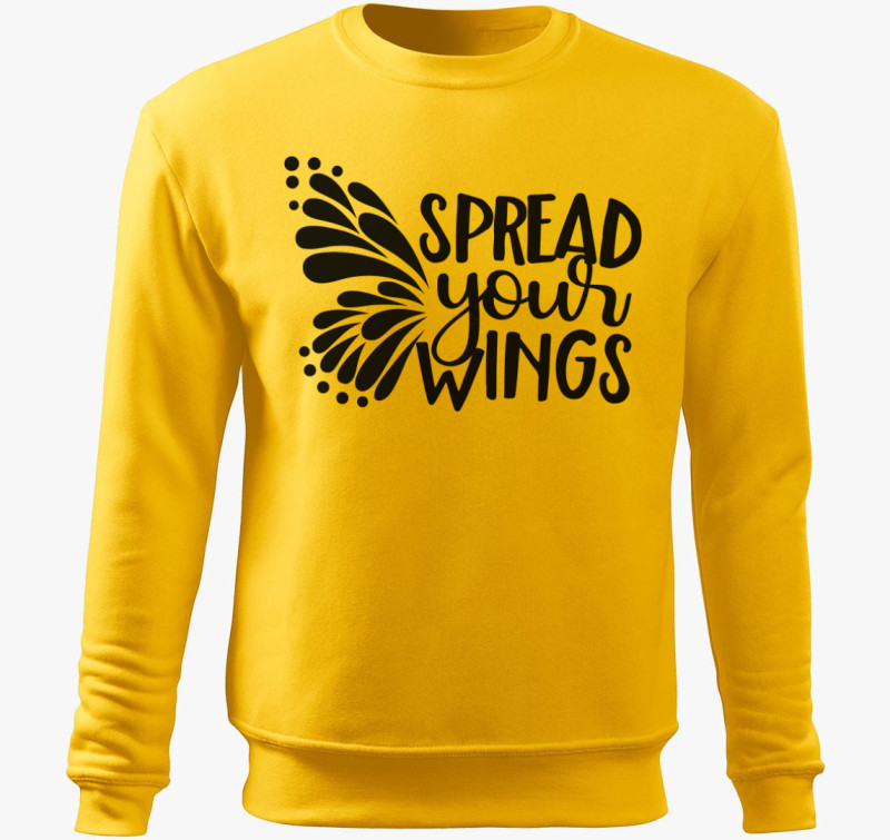 Spread wings belebújós pulóver — Sárga