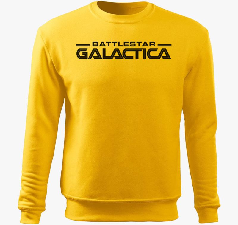 Battlestar Galactica belebújós pulóver — Sárga