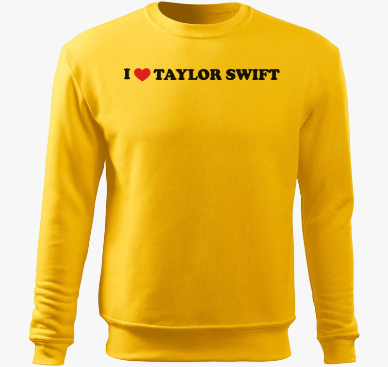 Love TS black belebújós pulóver — Sárga