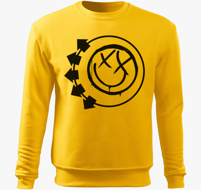 Blink 182 belebújós pulóver — Sárga