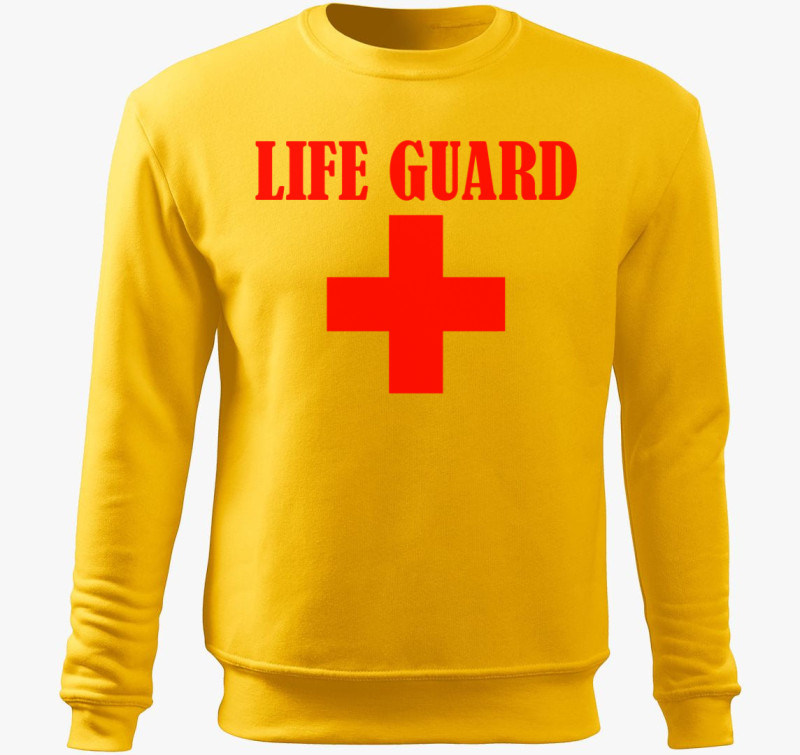 Lifeguard belebújós pulóver — Sárga