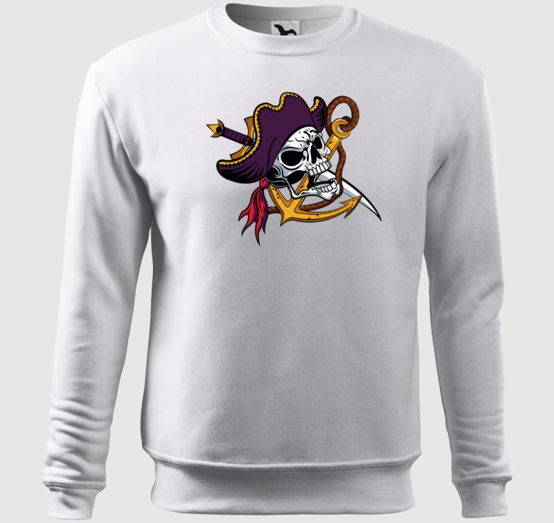 Pirate skull 4  belebújós pulóver