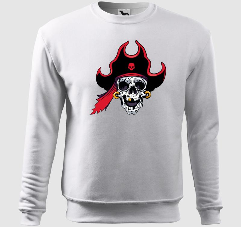 Pirate skull 7  belebújós pulóver
