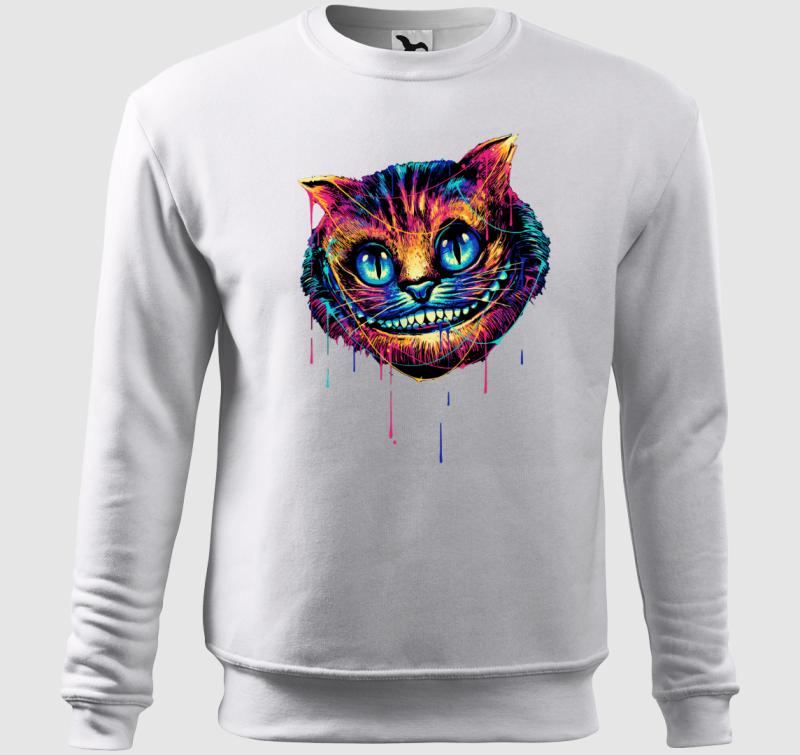 Colorful cat face  belebújós pulóver