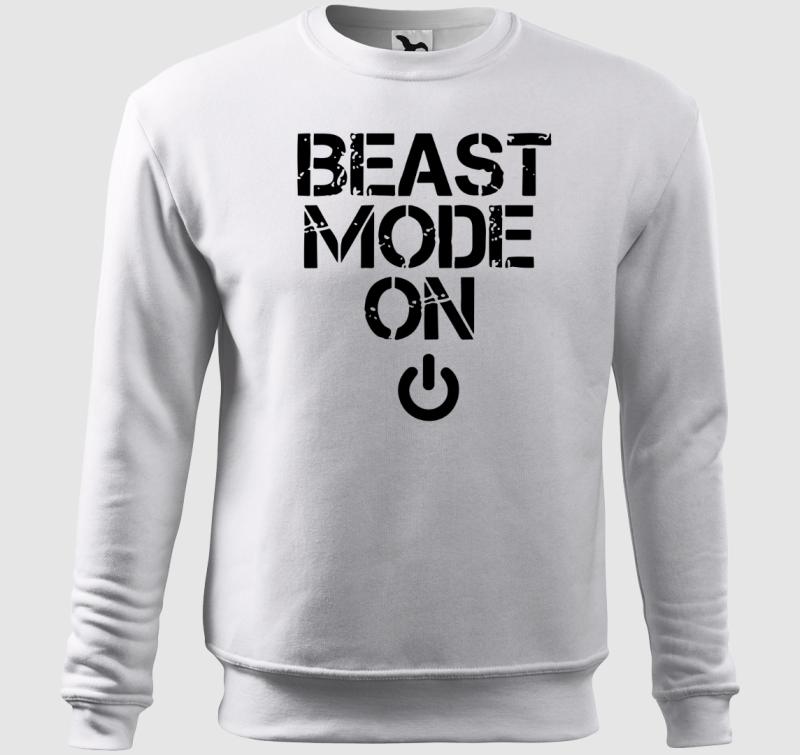Beast mode on feliratú  belebújós pulóver