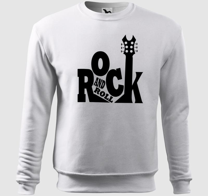 Rock and roll feliratú  belebújós pulóver