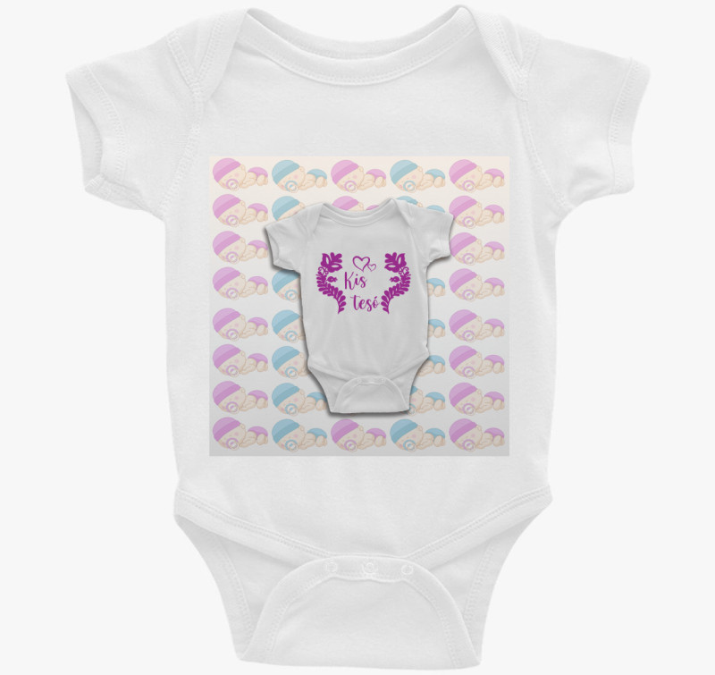 Kis tesó baba body 2.0 — Fehér