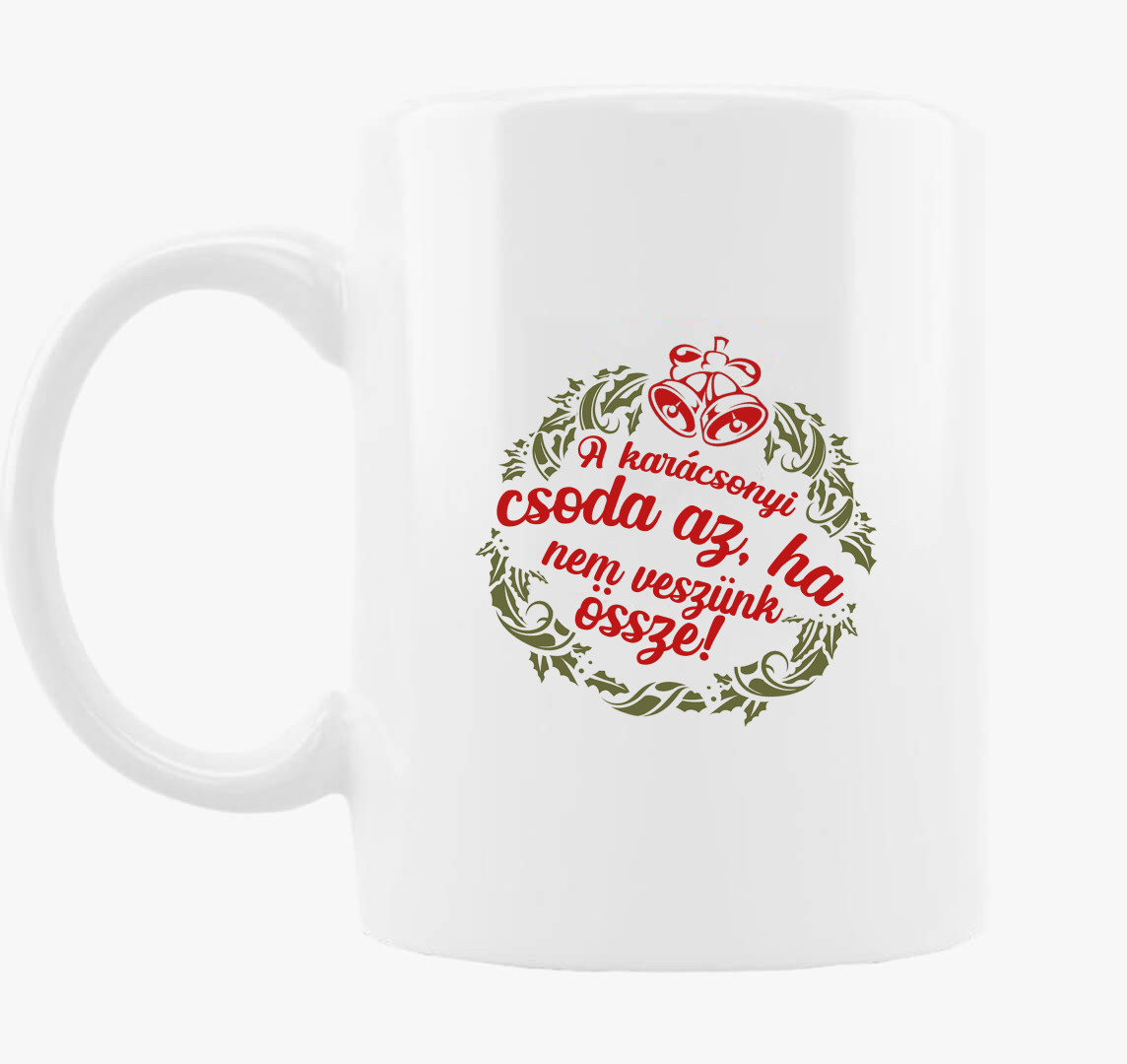A karácsonyi csoda bögre — Sima bögre