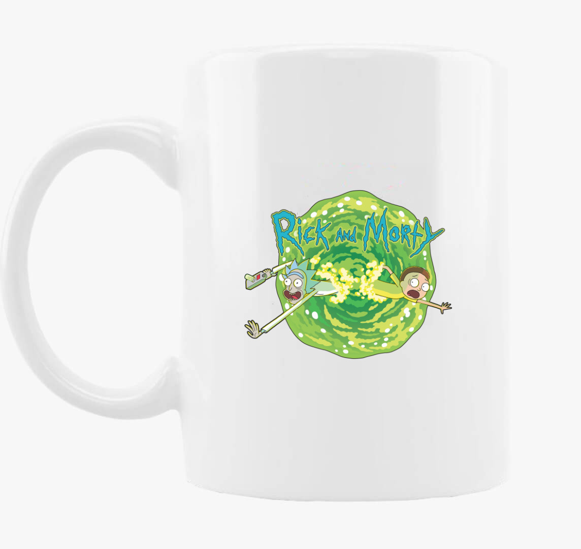 Rick és Morty portál bögre — Sima bögre