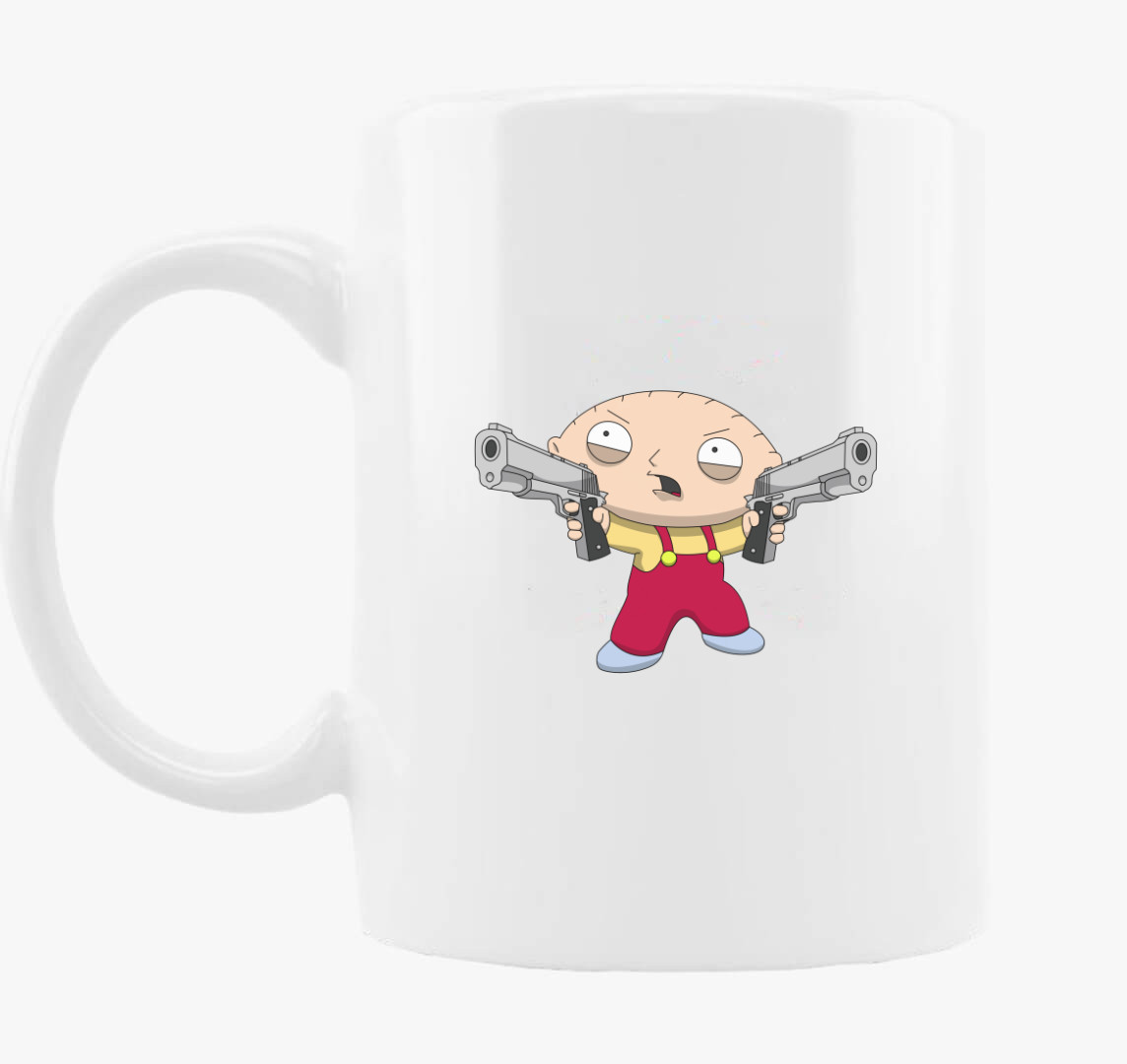 Stewie Griffin bögre — Sima bögre