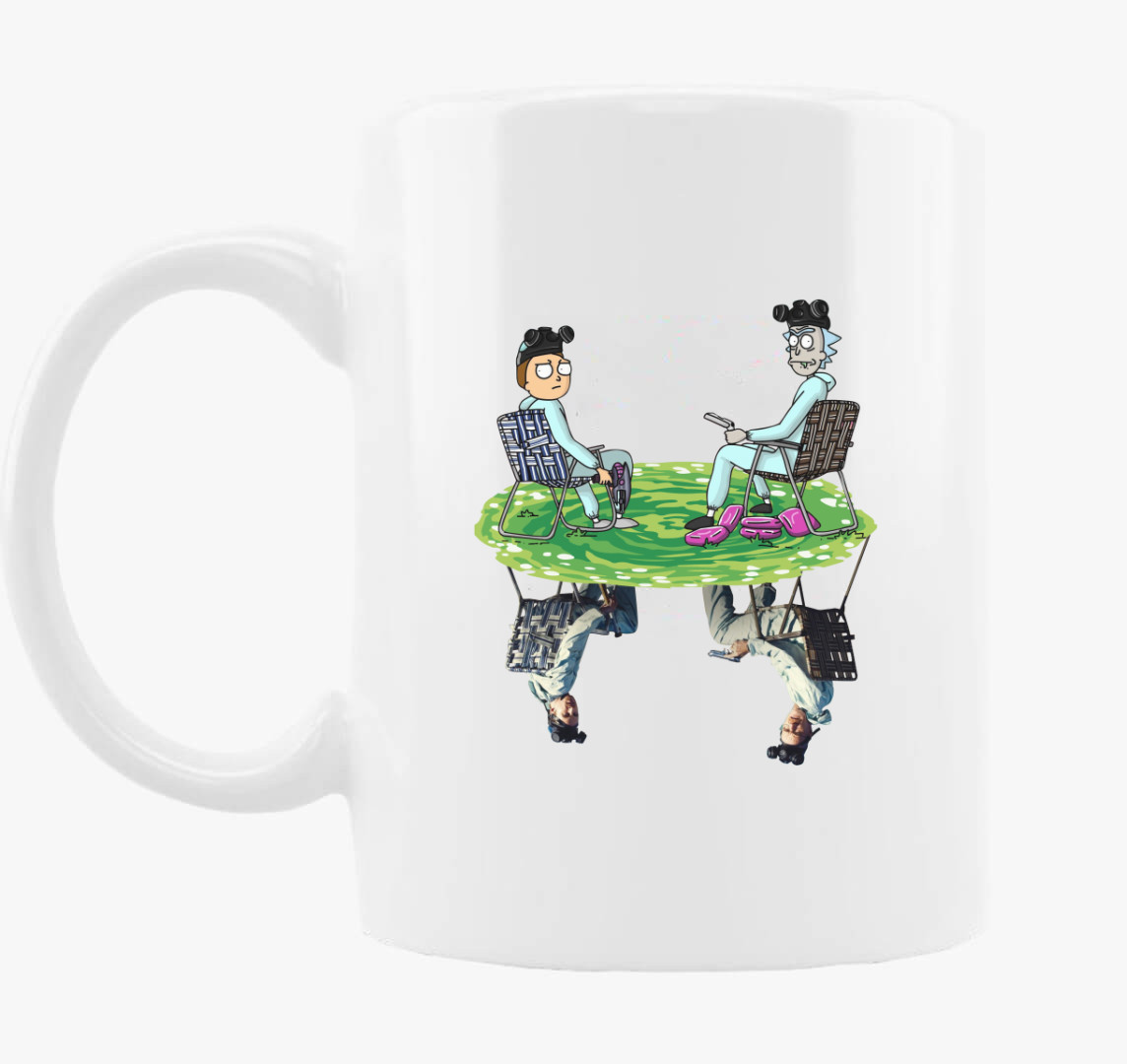 Rick és Morty Breaking Bad fúzió bögre — Sima bögre