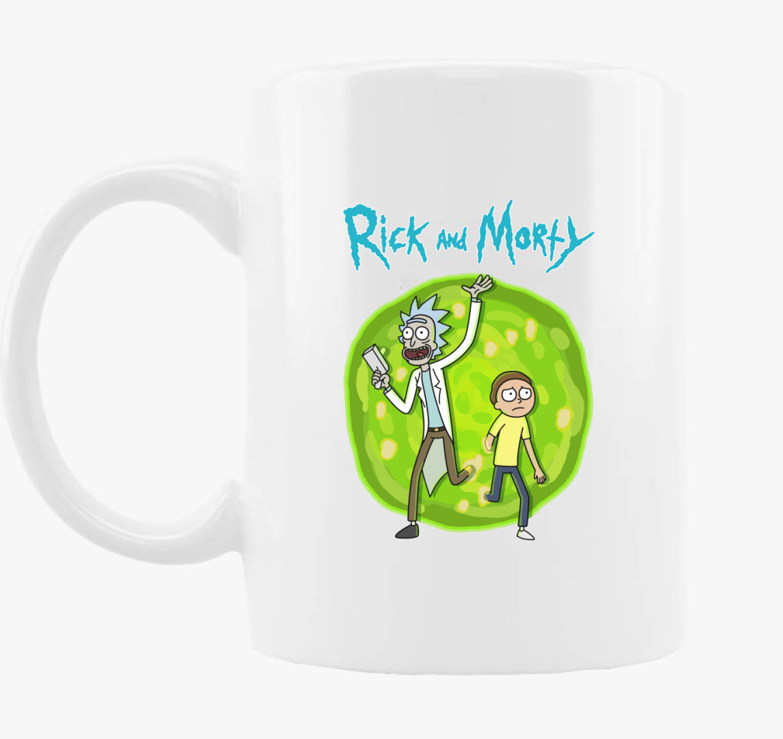 Rick and Morty bögre — Sima bögre