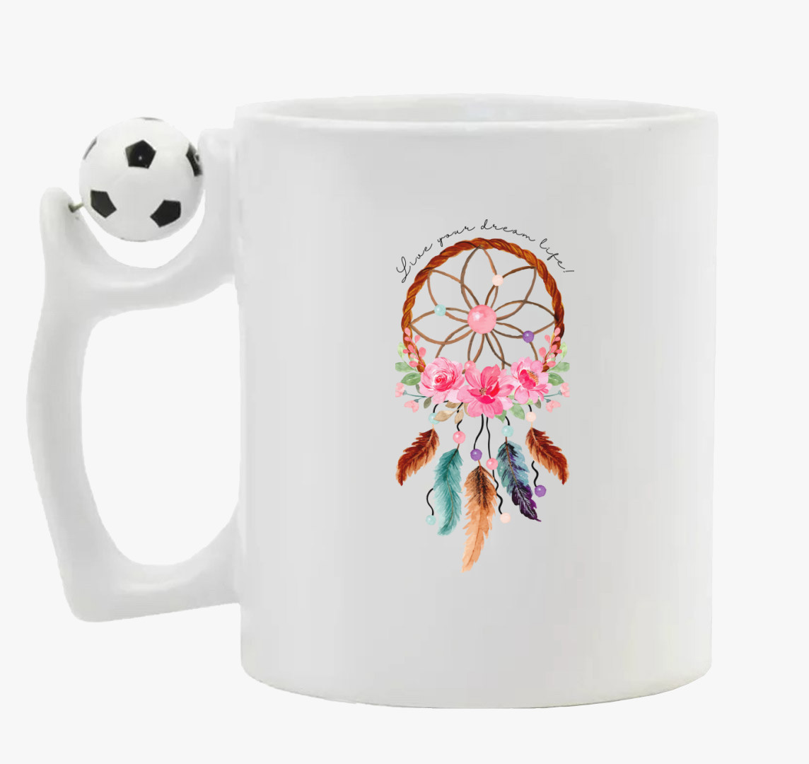 Álomfogó hippie bögre, live your dream life - angol — Focis