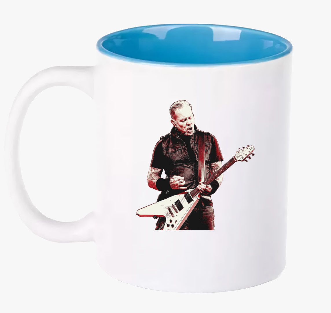 Metallica James Hetfield 2 bögre — Kék