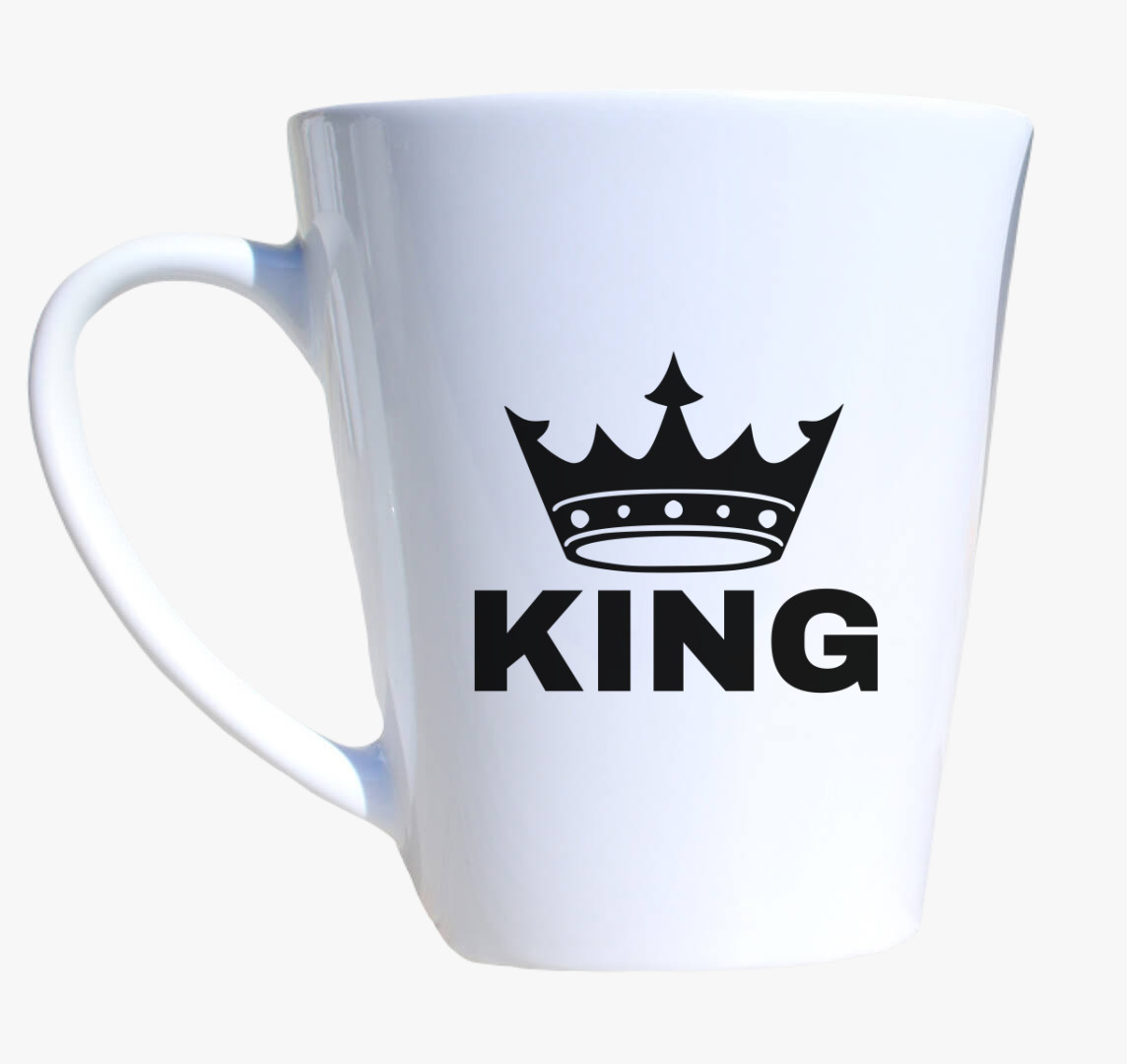 Páros bögre -  király, king — Latte bögre