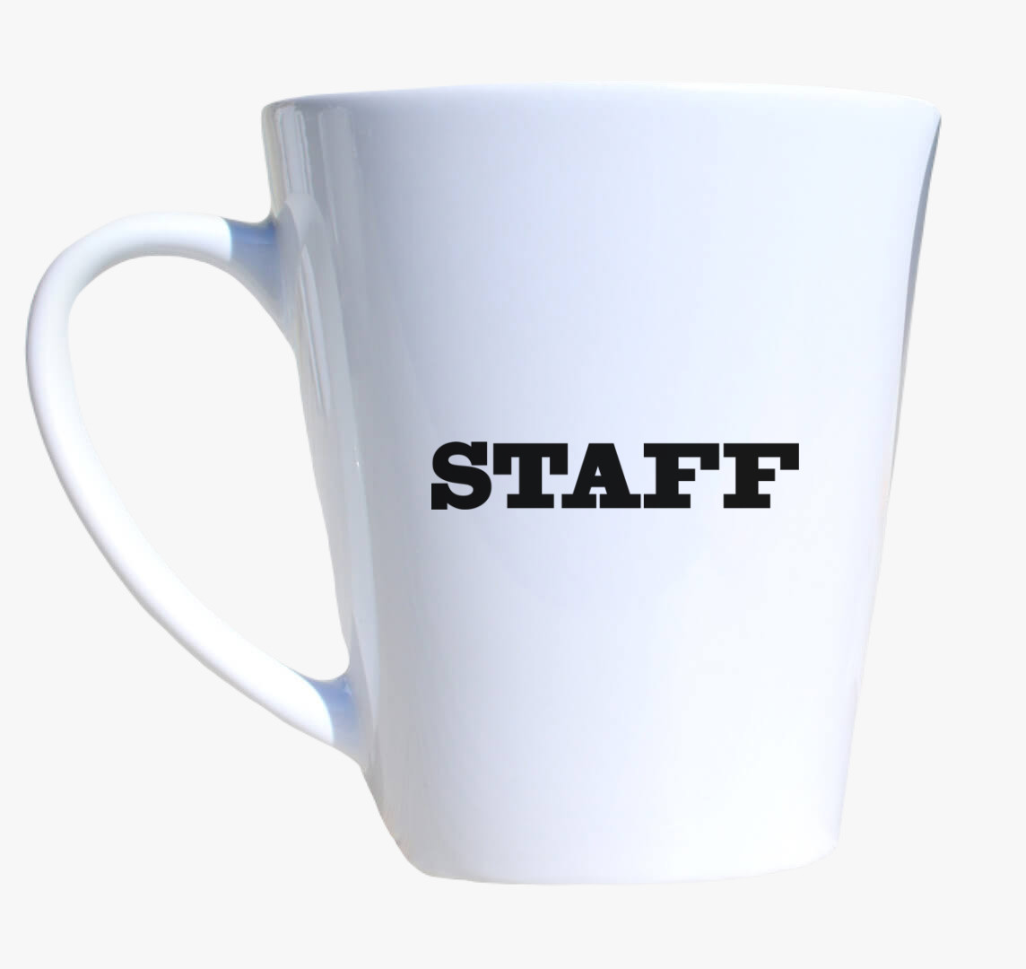 Staff bögre — Latte bögre