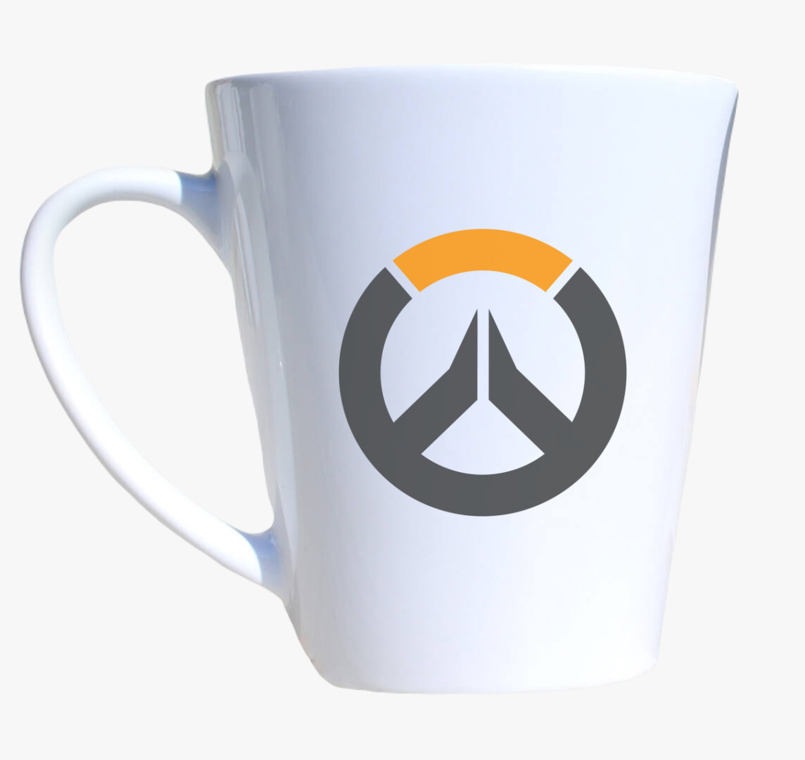 Overwatch (Jel) Gamer bögre — Latte bögre