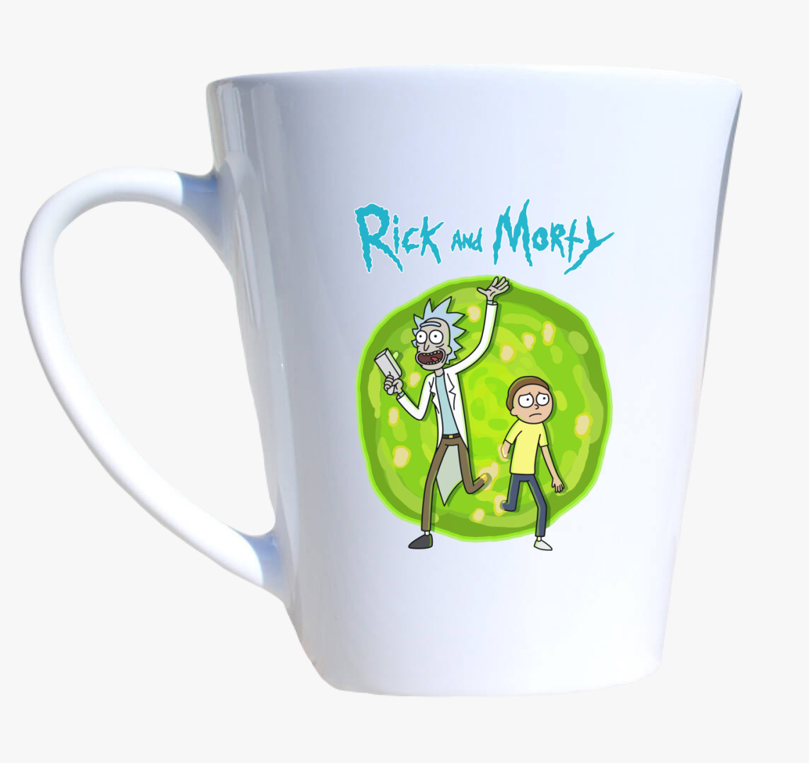 Rick and Morty bögre — Latte bögre