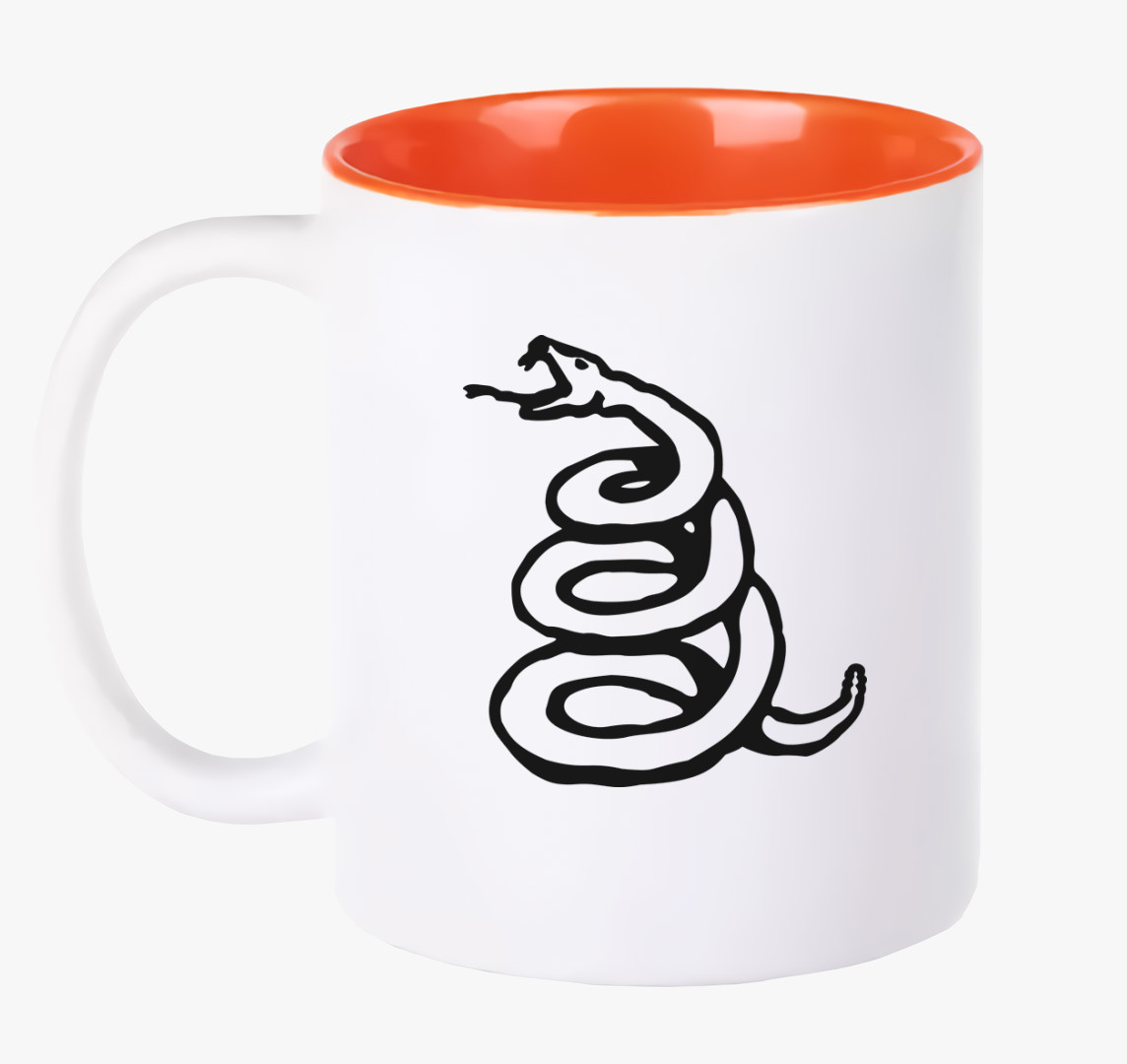 Metallica Black Snake bögre — Narancs