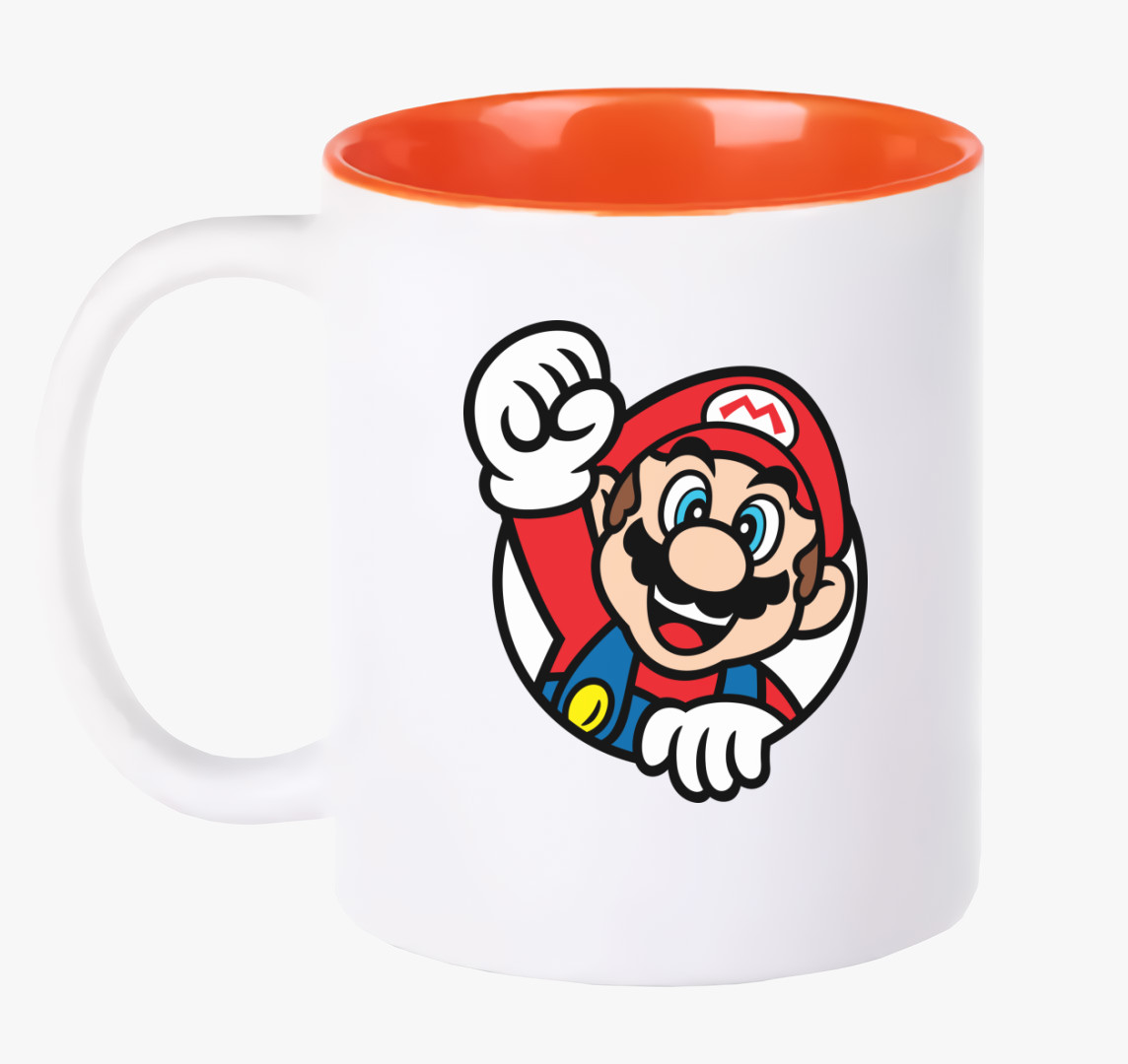Supermario bögre — Narancs