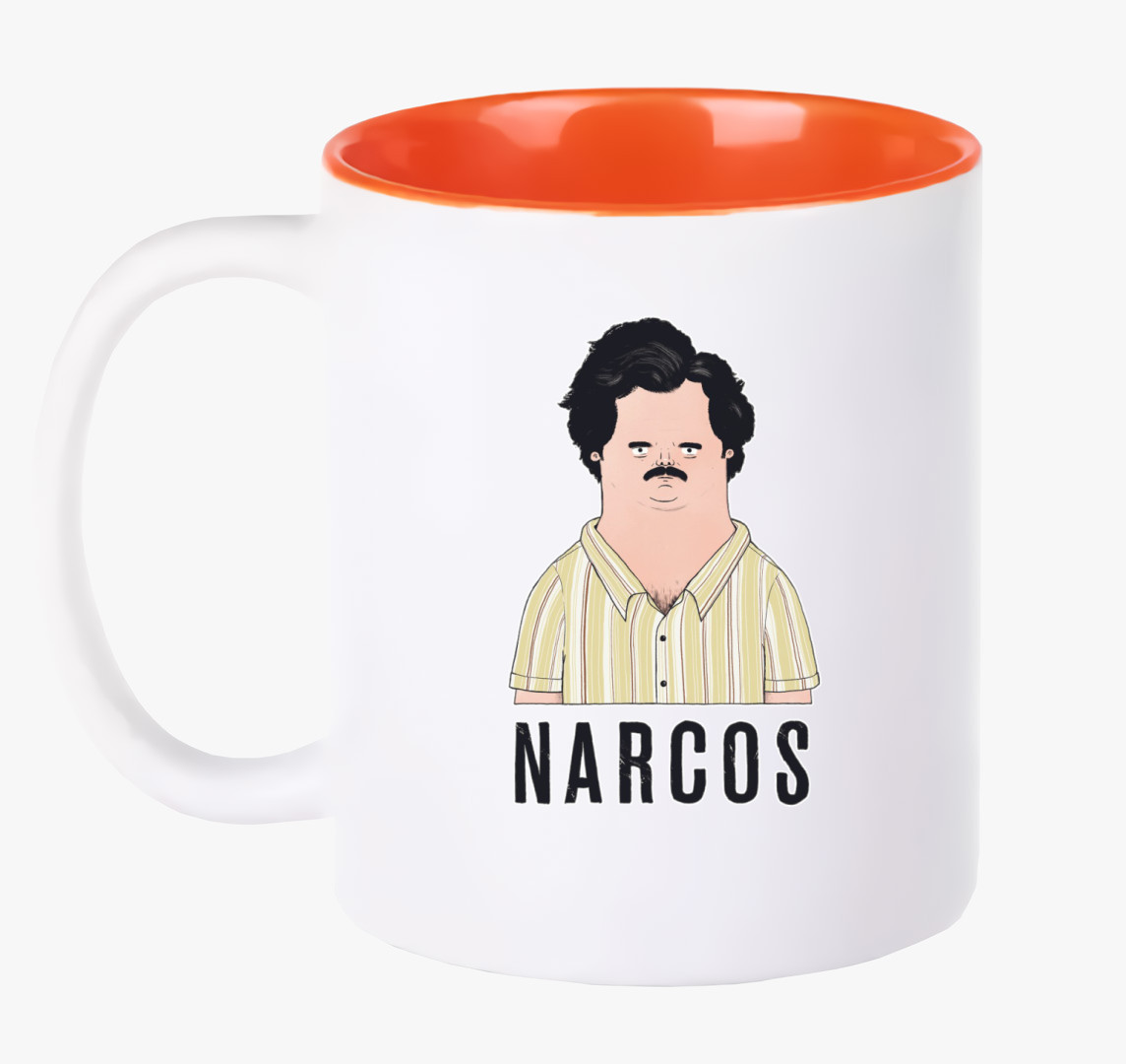 Escobar Cartoon - Narcos bögre — Narancs