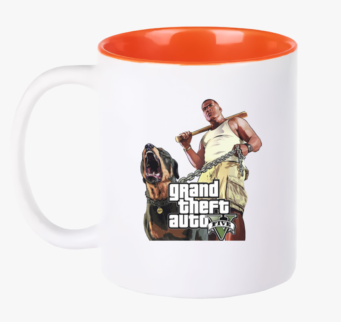 GTA V Franklin bögre — Narancs