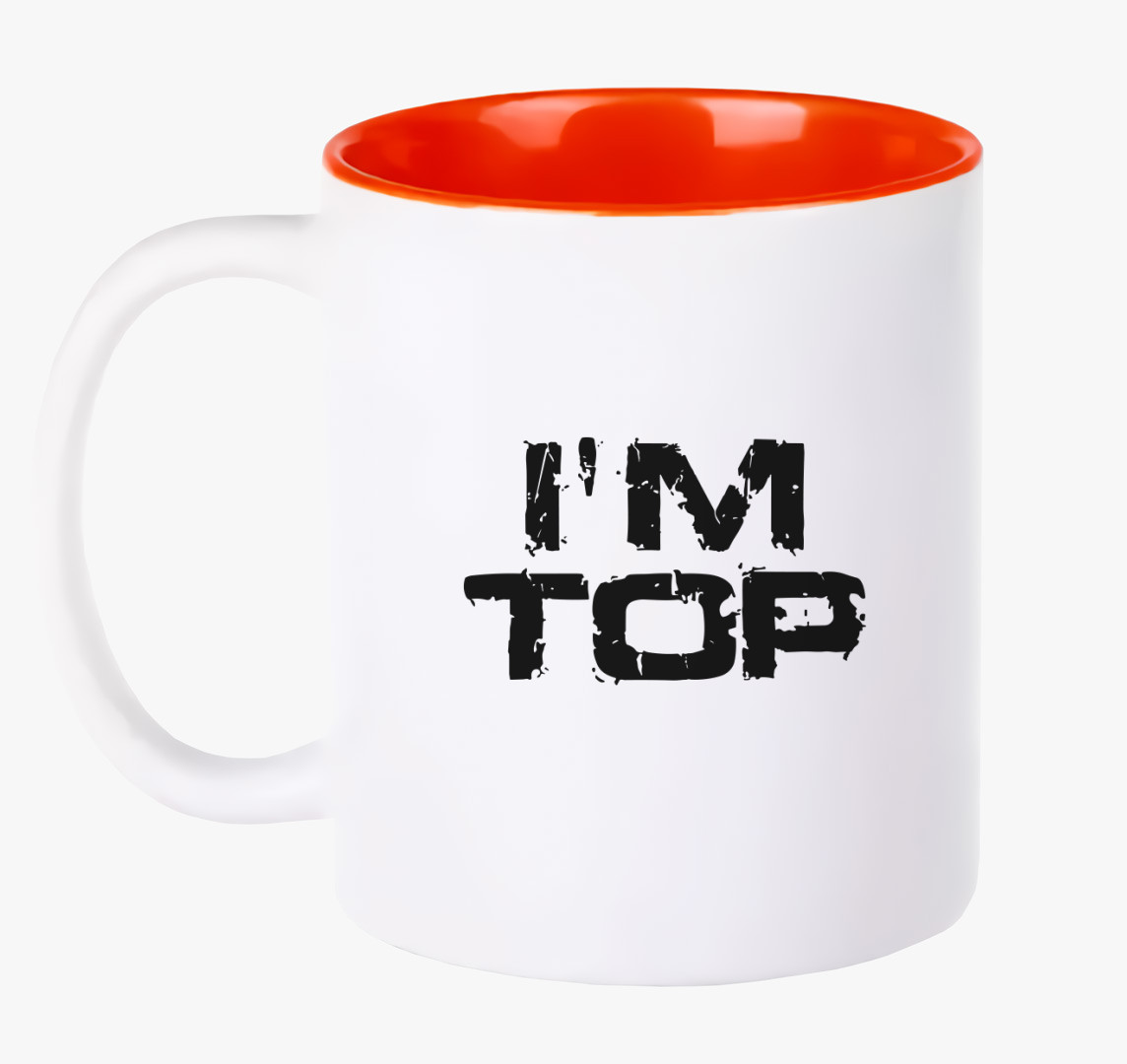 I'm Top bögre — Piros