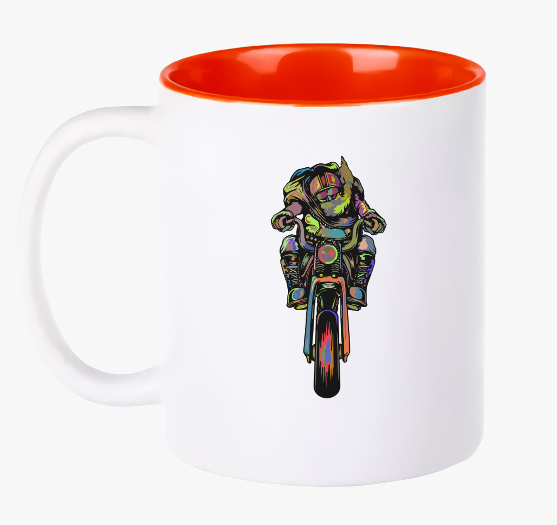 Motoros Art bögre — Piros