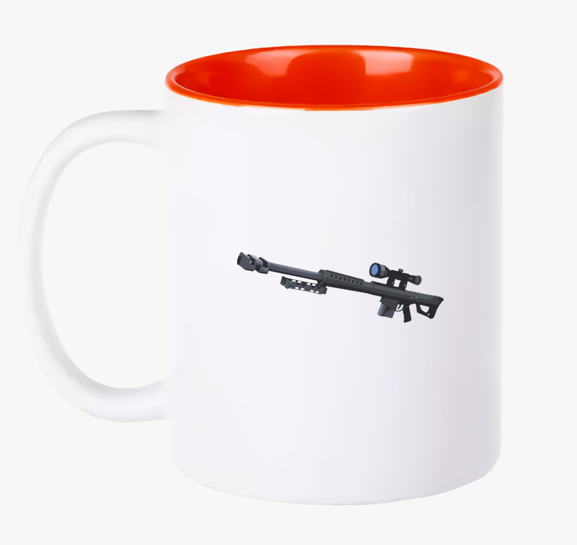 Sniper Art bögre — Piros