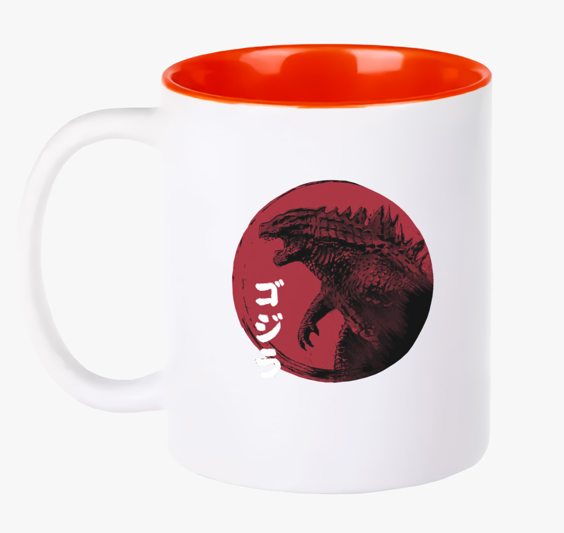 Godzilla bögre — Piros