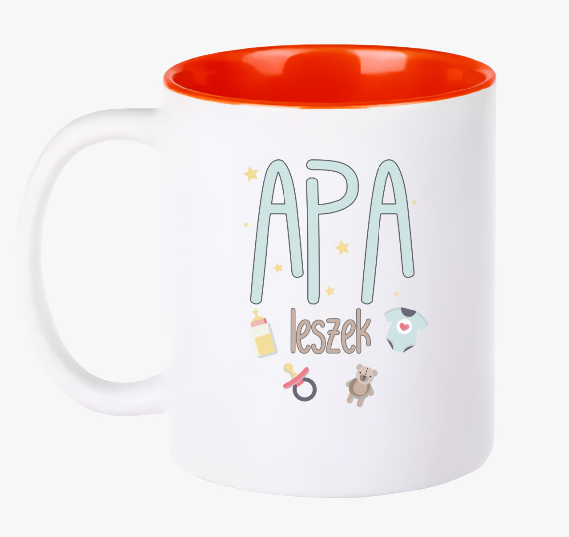 Apa leszek bögre — Piros
