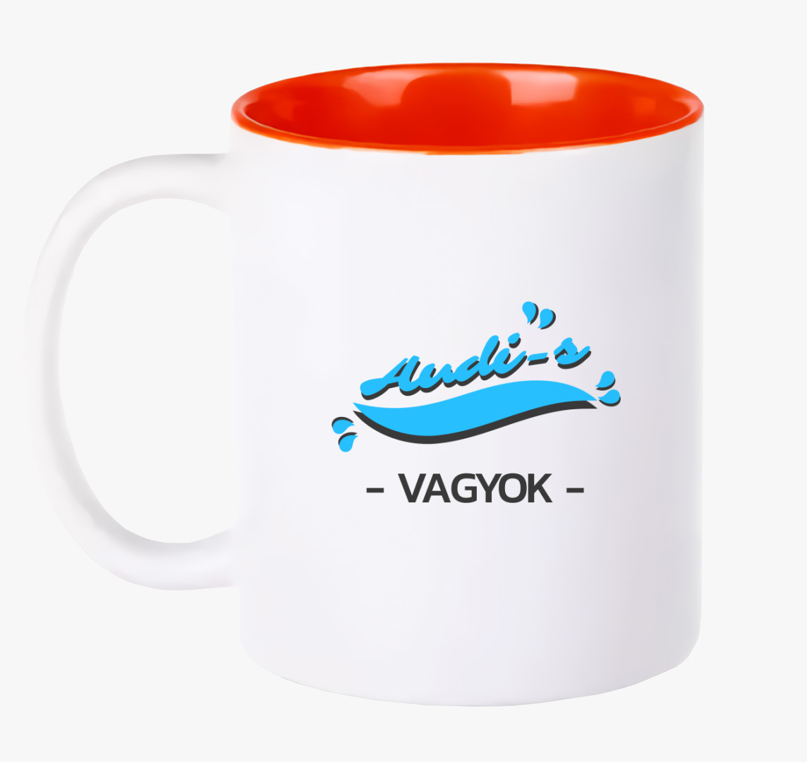 Audi-s vagyok bögre — Piros
