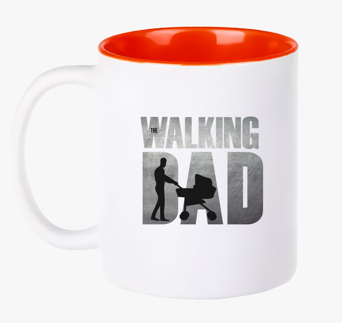 The Walking Dad bögre — Piros