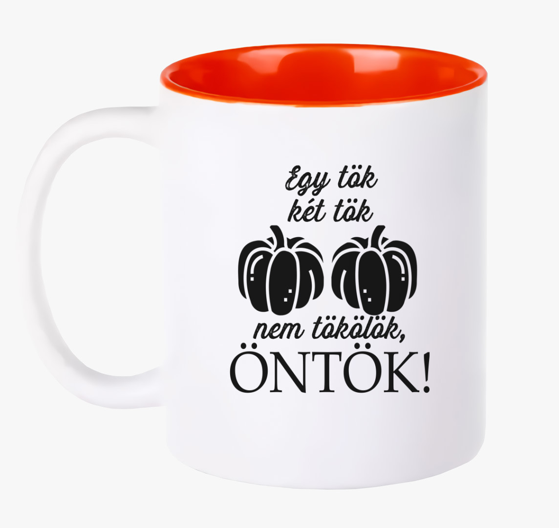 Tökös bögre — Piros