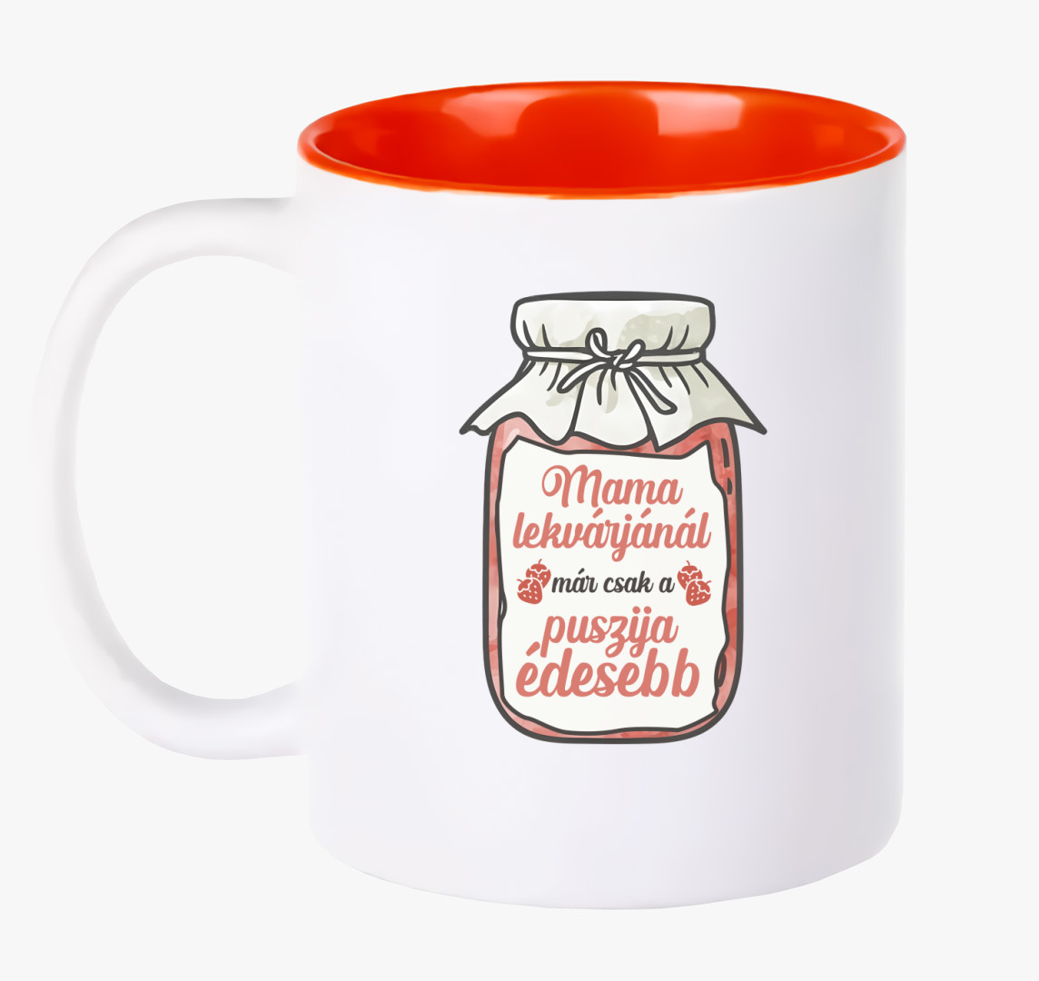 Mama lekvárja bögre — Piros