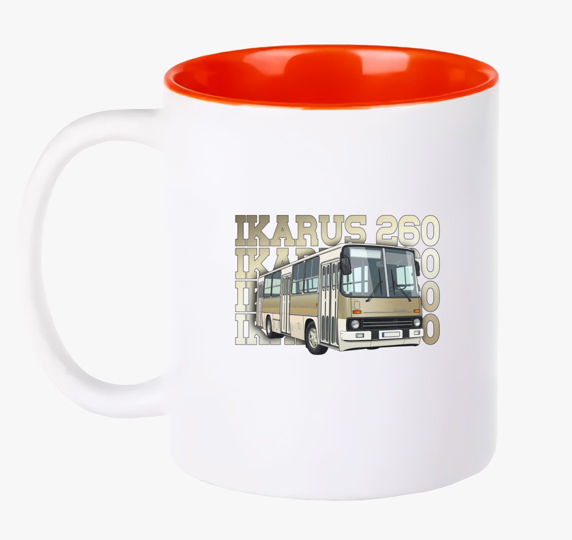 Ikarus 260 Busz 1 bögre — Piros