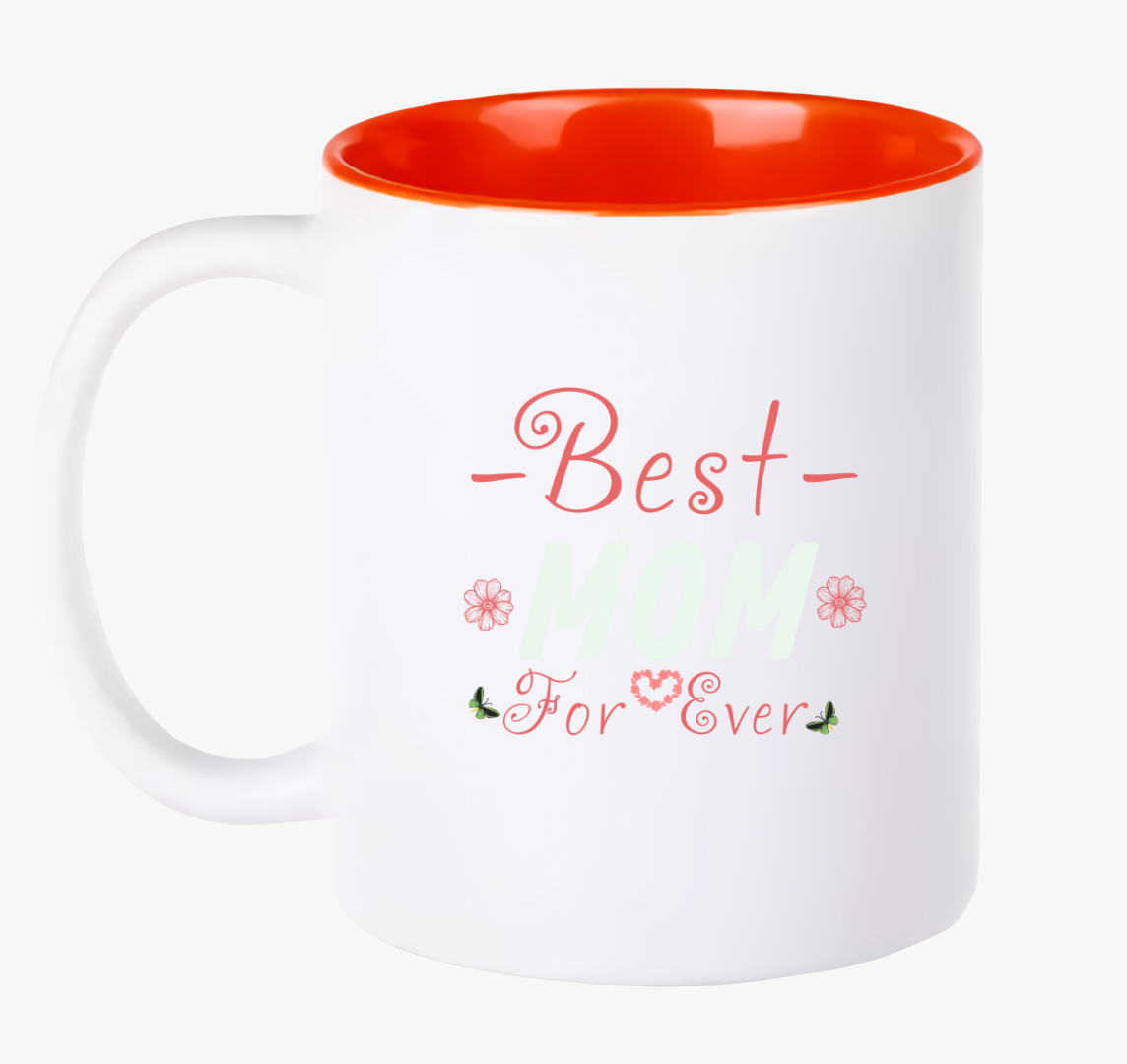 Best Mom for Ever bögre — Piros