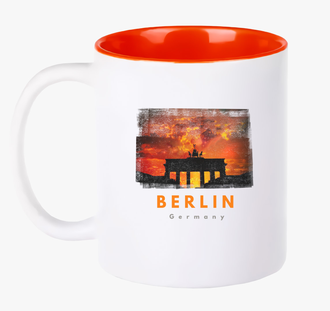 Berlin bögre — Piros
