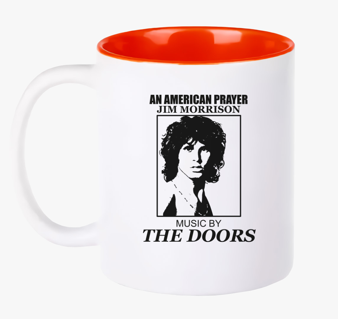 An american prayer bögre — Piros
