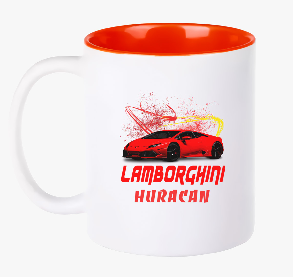 Lamborghini Huracan bögre — Piros