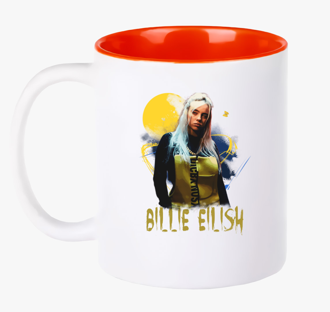 Billie Eilish bögre — Piros