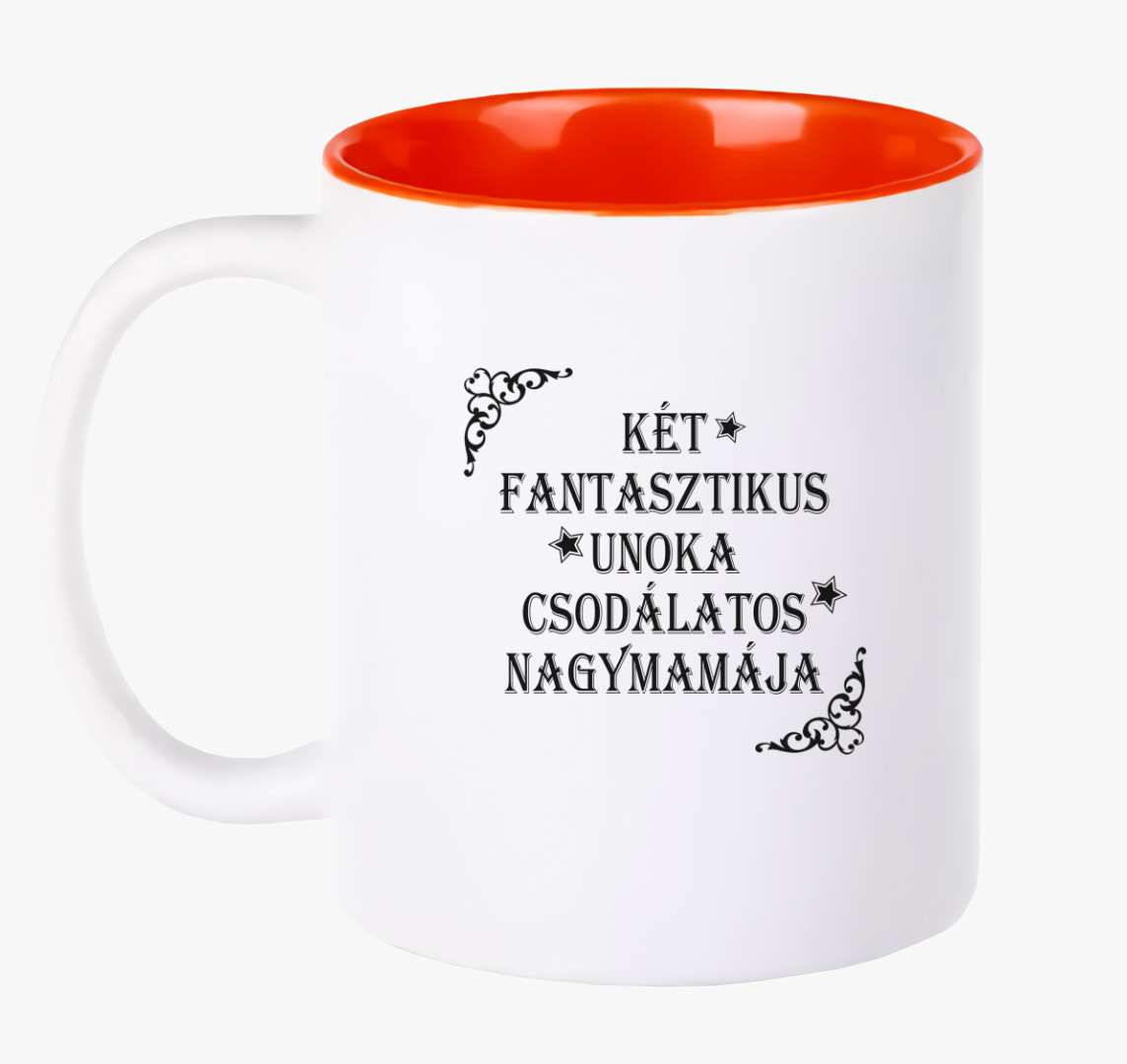 Csodálatos nagymama bögre — Piros